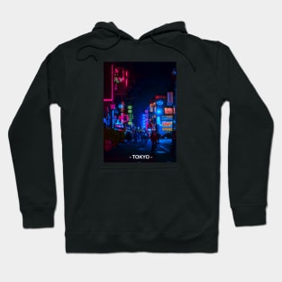 Tokyo Street Neon Synthwave Hoodie